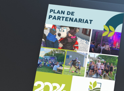 Plan de partenariat de Lanoraie avec des images d'événements