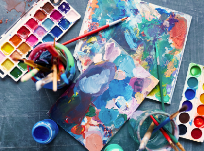 Photo décorative - matériel d'art