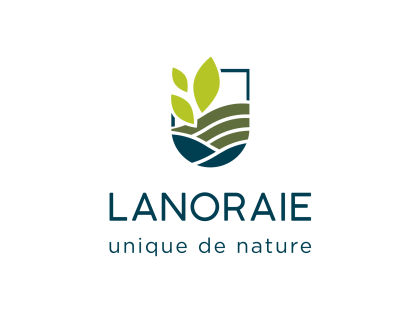 Logo de la Municipalité de Lanoraie et son slogan