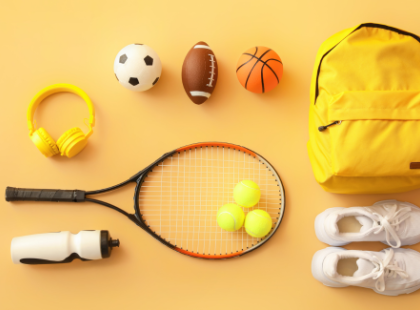 Image décorative - matériel de sports