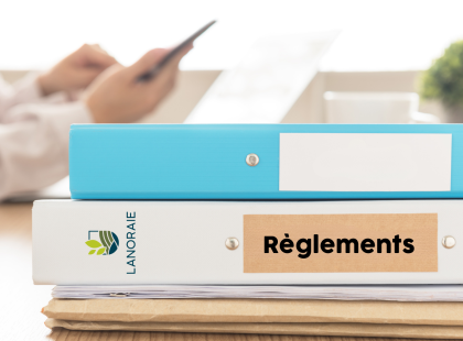 Cartables des règlements de la municipalité